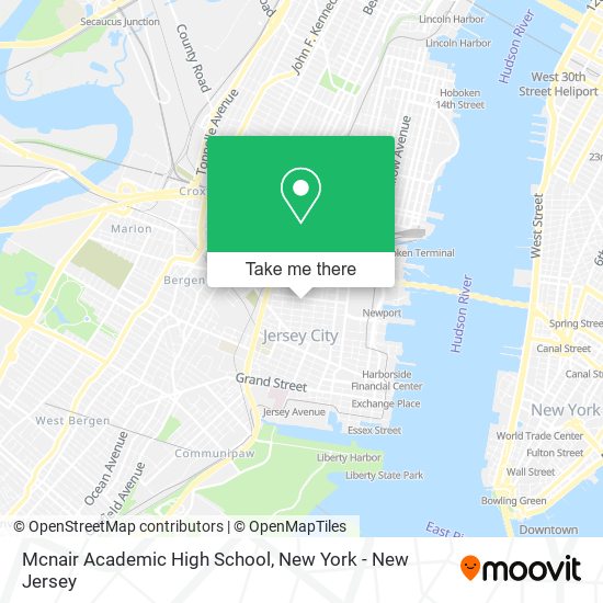 Mcnair Academic High School map