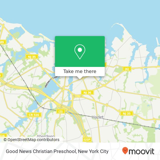 Mapa de Good News Christian Preschool