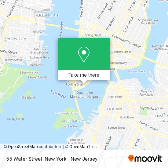 55 Water Street map
