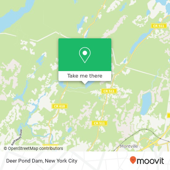 Deer Pond Dam map