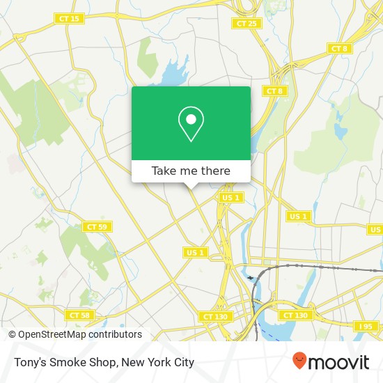 Mapa de Tony's Smoke Shop