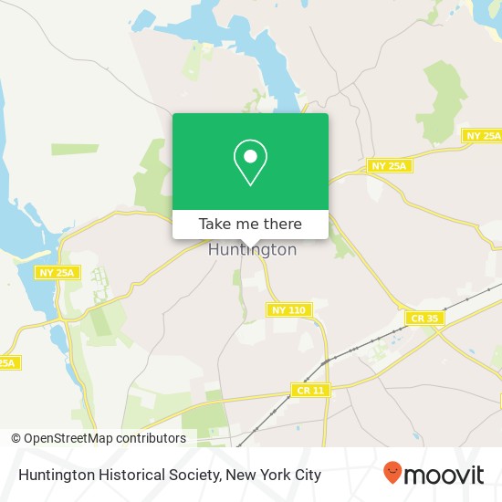 Mapa de Huntington Historical Society