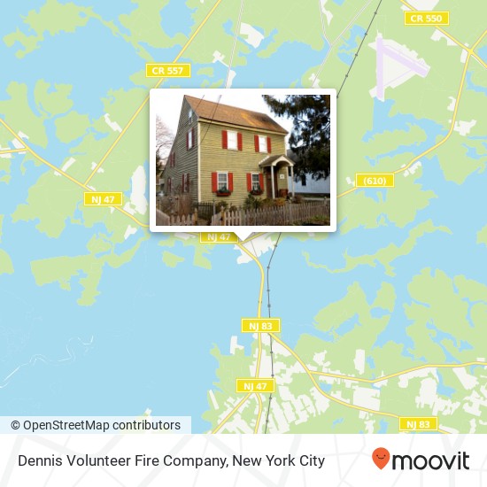 Mapa de Dennis Volunteer Fire Company