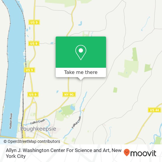 Mapa de Allyn J. Washington Center For Science and Art