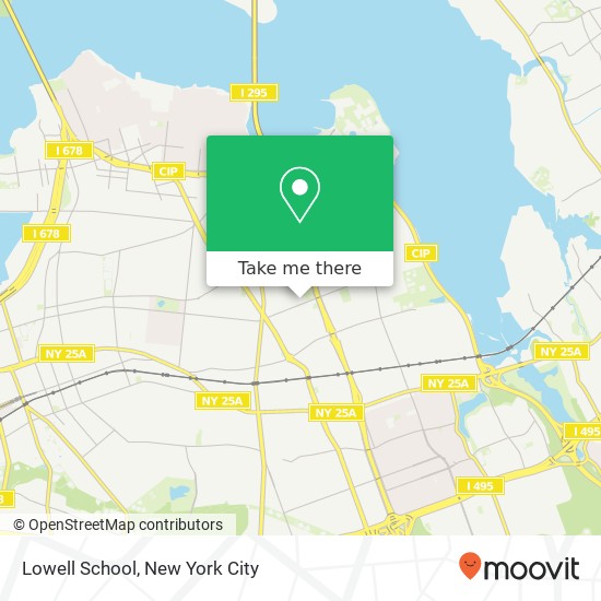 Mapa de Lowell School