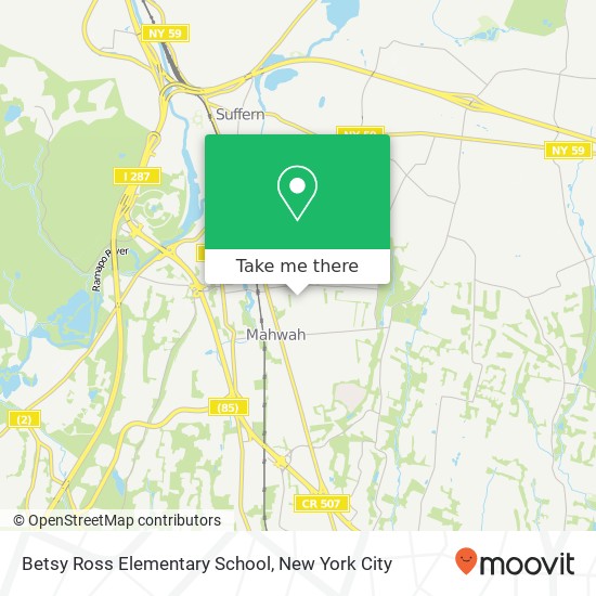 Betsy Ross Elementary School map