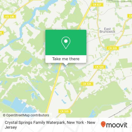 Crystal Springs Family Waterpark map