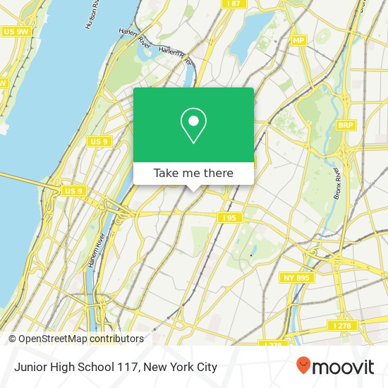 Mapa de Junior High School 117