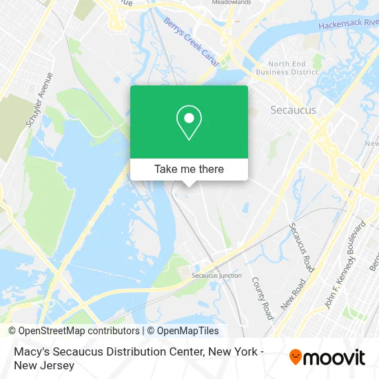 Macy's Secaucus Distribution Center map