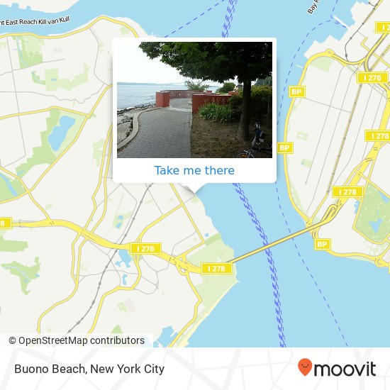 Mapa de Buono Beach