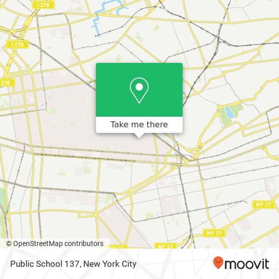 Public School 137 map