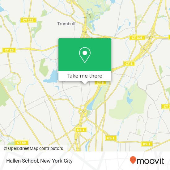 Hallen School map