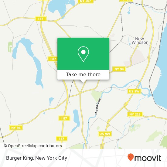 Burger King map