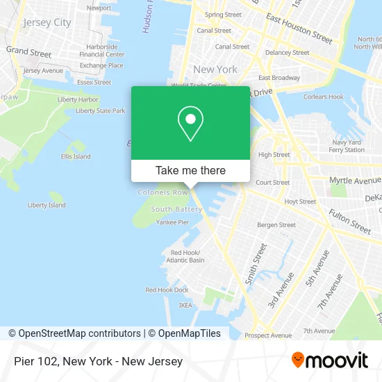 Pier 102 map