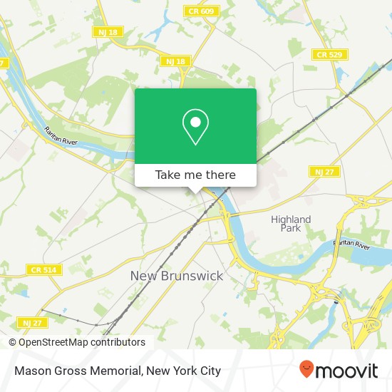 Mapa de Mason Gross Memorial