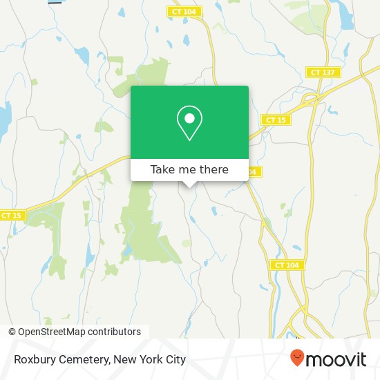 Mapa de Roxbury Cemetery