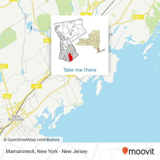 Mamaroneck map