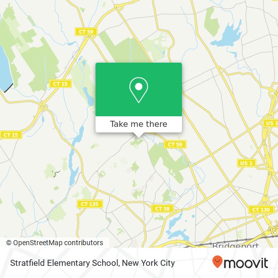 Mapa de Stratfield Elementary School