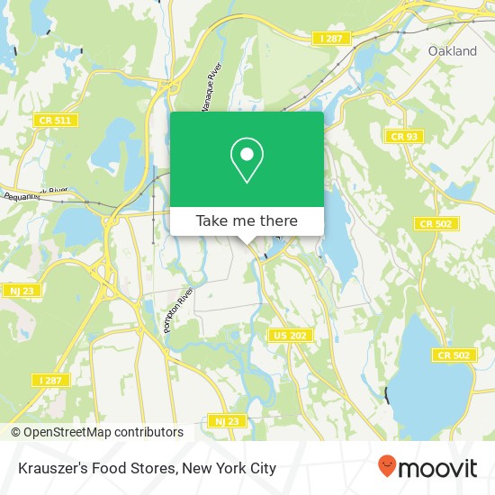 Mapa de Krauszer's Food Stores
