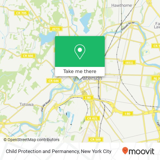 Child Protection and Permanency map