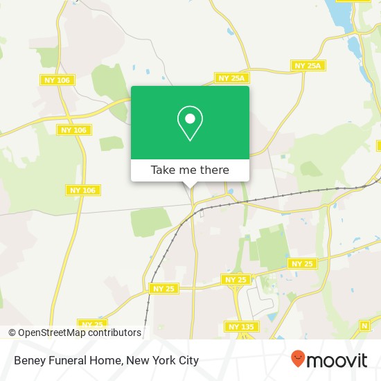 Beney Funeral Home map