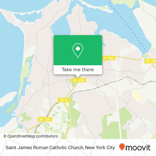 Saint James Roman Catholic Church map