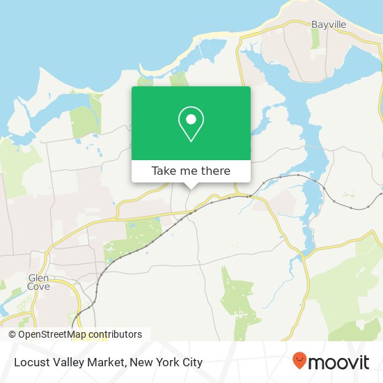 Mapa de Locust Valley Market