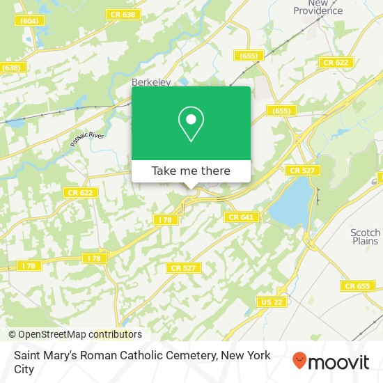Saint Mary's Roman Catholic Cemetery map
