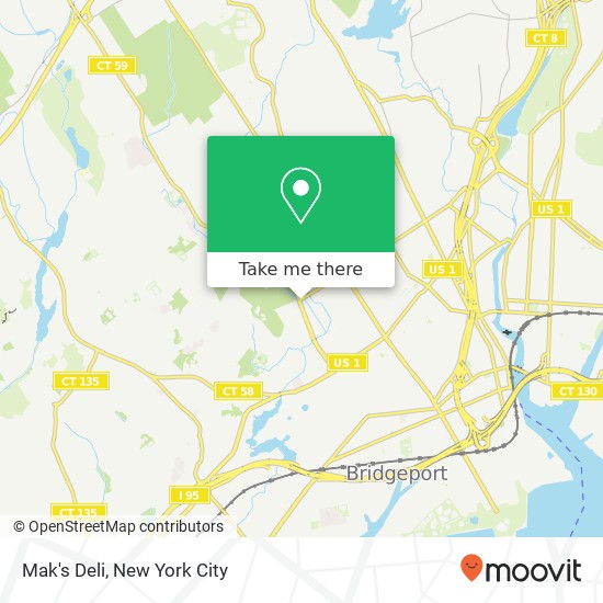 Mapa de Mak's Deli