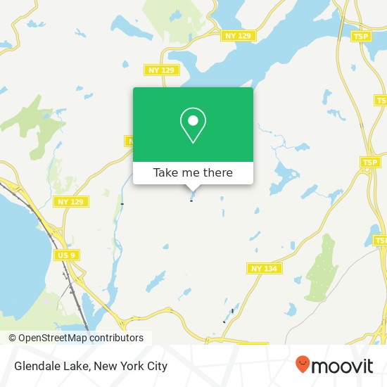 Glendale Lake map