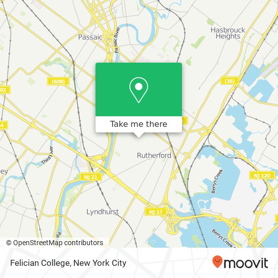 Felician College map