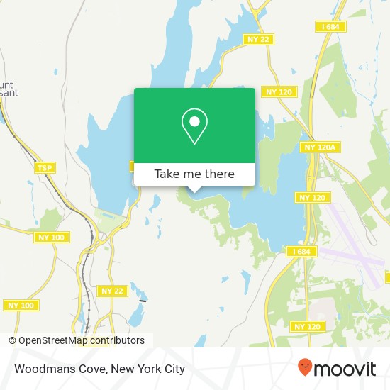 Woodmans Cove map