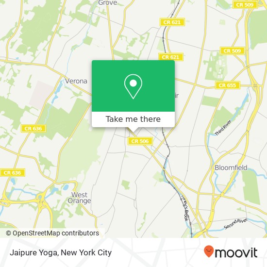 Jaipure Yoga map