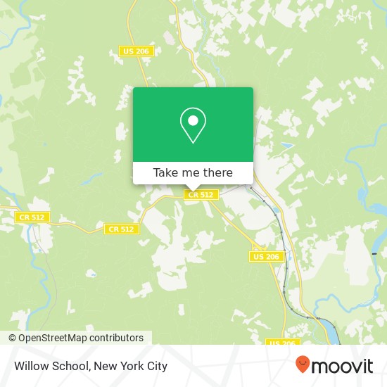 Willow School map