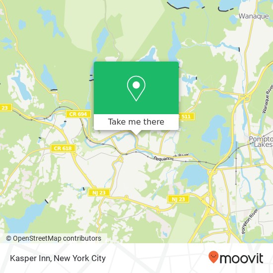 Kasper Inn map