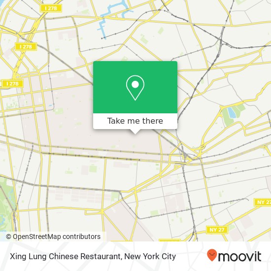 Mapa de Xing Lung Chinese Restaurant