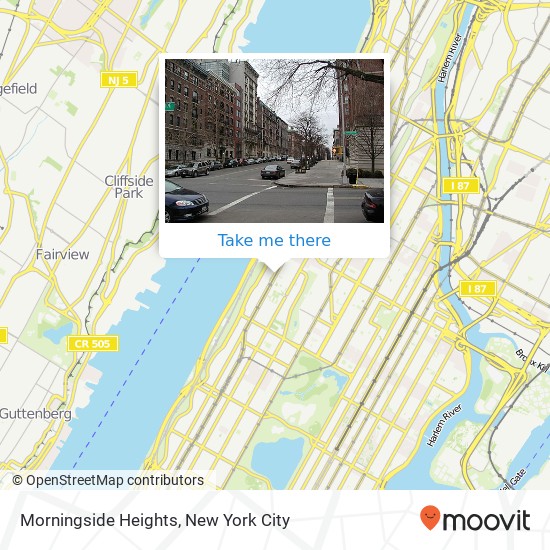 Morningside Heights map