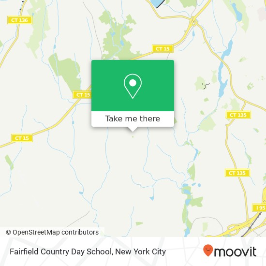 Mapa de Fairfield Country Day School