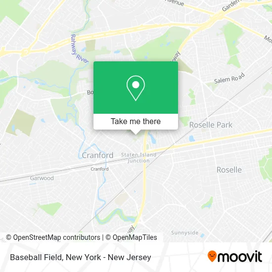 Baseball Field map