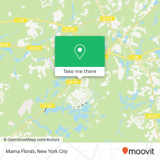 Mama Flora's map