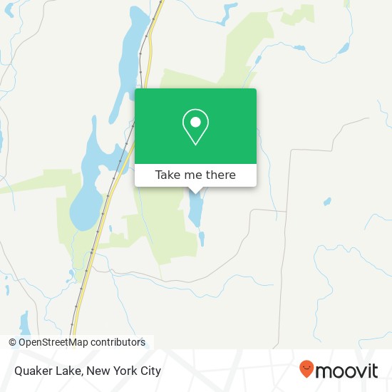 Quaker Lake map