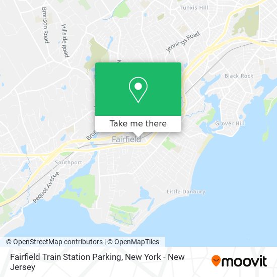 Fairfield Train Station Parking map