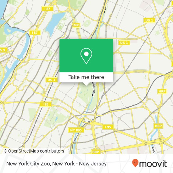 New York City Zoo map