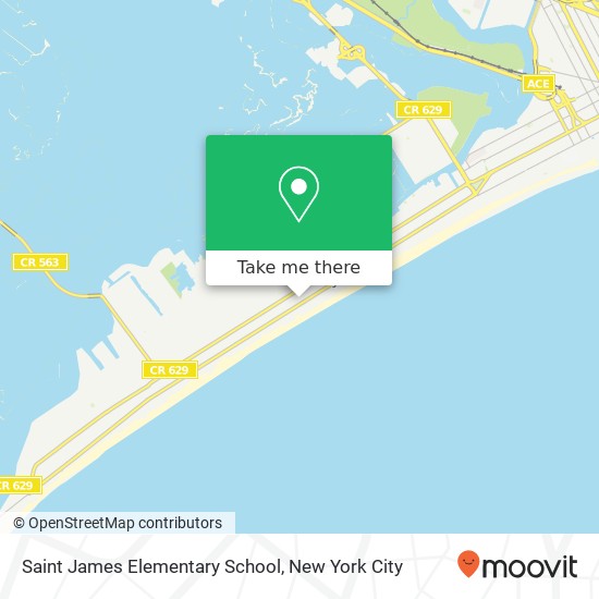 Saint James Elementary School map