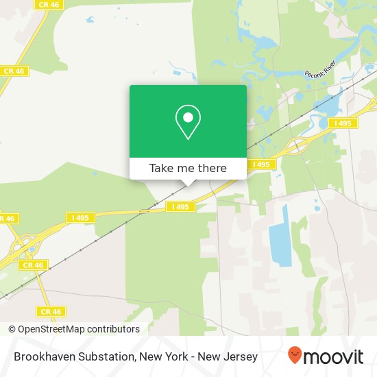Mapa de Brookhaven Substation