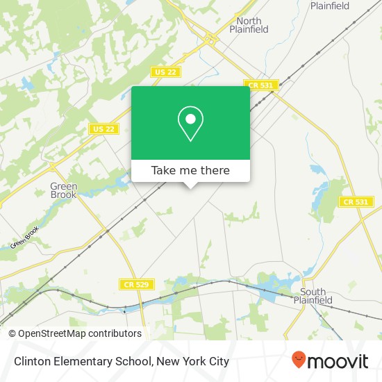 Mapa de Clinton Elementary School