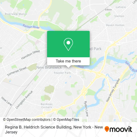 Regina B. Heldrich Science Building map