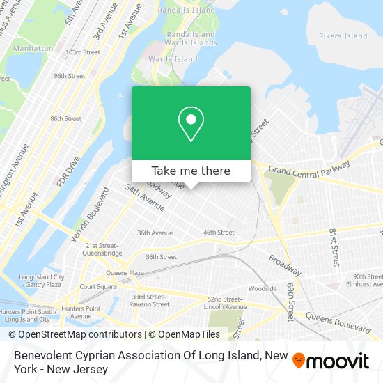 Benevolent Cyprian Association Of Long Island map