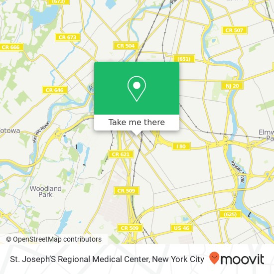 St. Joseph’S Regional Medical Center map