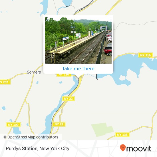 Mapa de Purdys Station